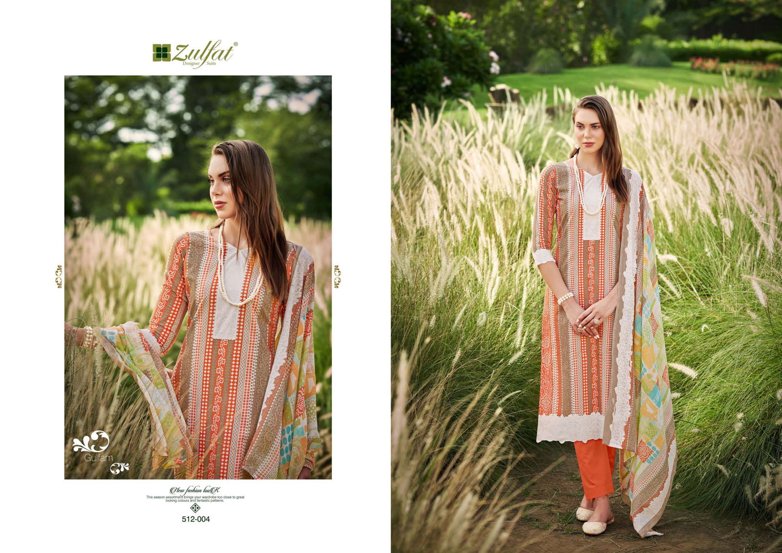 Gulfam By Zulfat Cotton Dress Material Catalog
